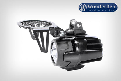 Auxiliary light protection grill - black