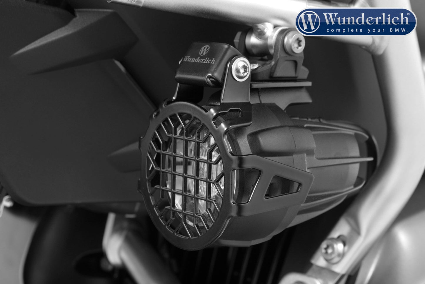 Wunderlich LED Auxiliary light protection grill NANO - black