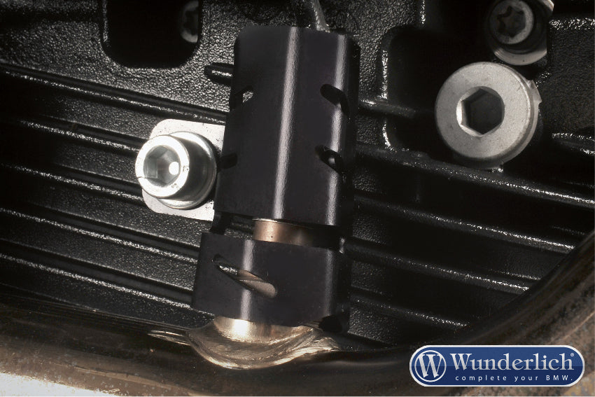 Oxygen sensor guard right - black