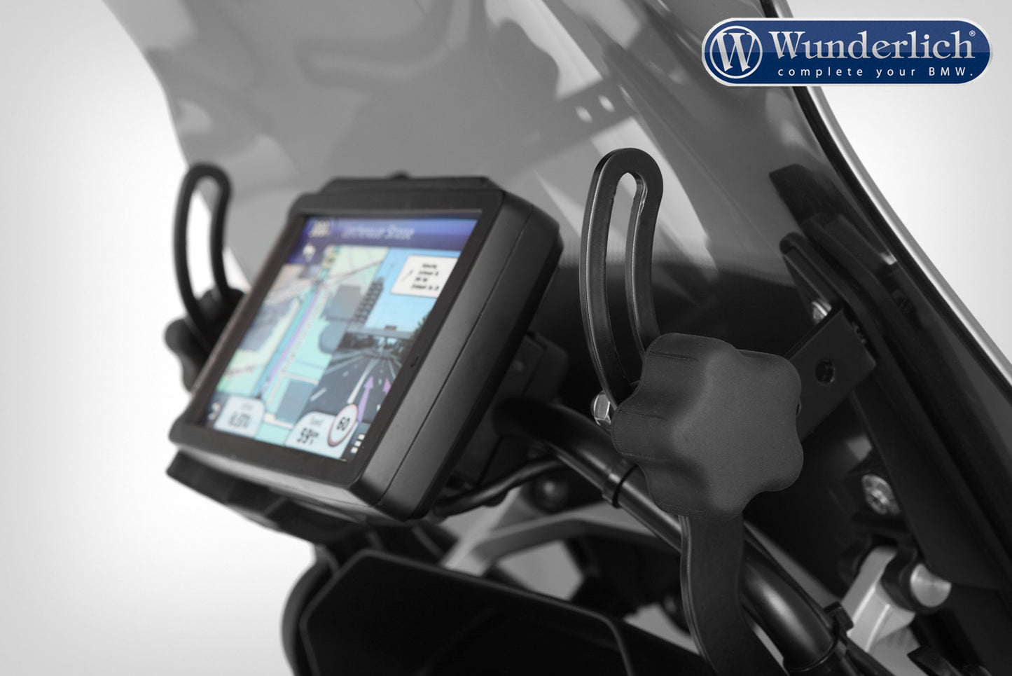 Wunderlich windshield reinforcement for orig. or accessory windshield