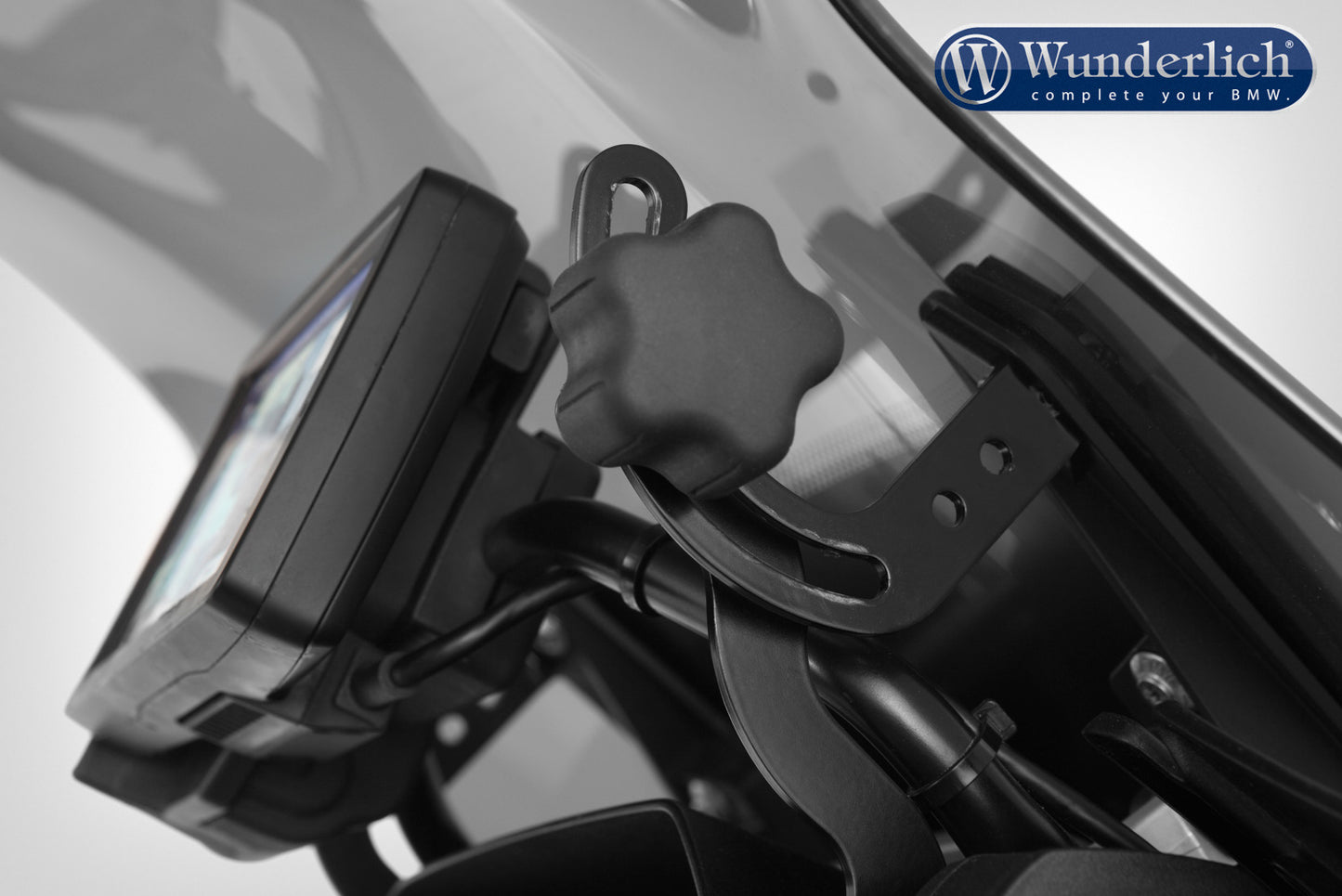 Wunderlich windshield reinforcement for orig. or accessory windshield