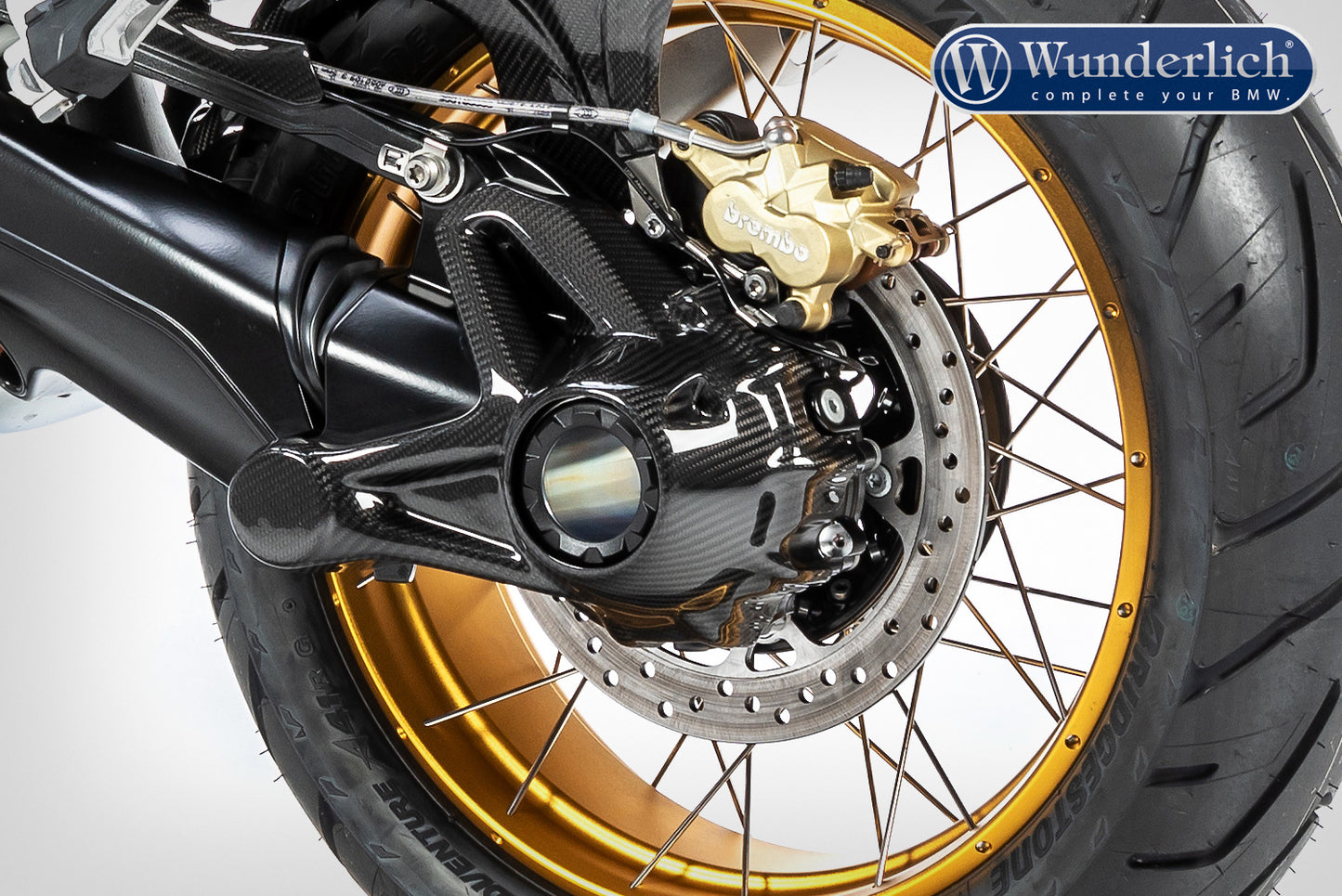 Ilmberger Kardan housing cover (Mounting with splash guard) - carbon - glossy