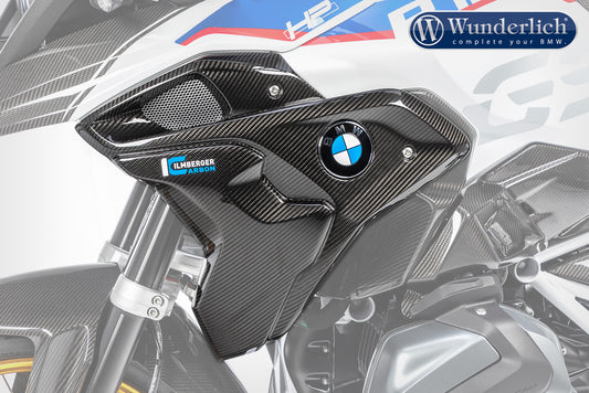 Ilmberger wind channel including flap R 1250 GS - left - carbon - glossy
