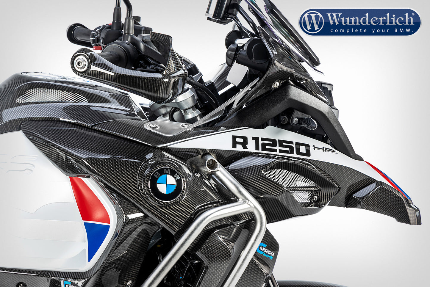 Ilmberger spout R 1250 GS Adventure - right - carbon - glossy