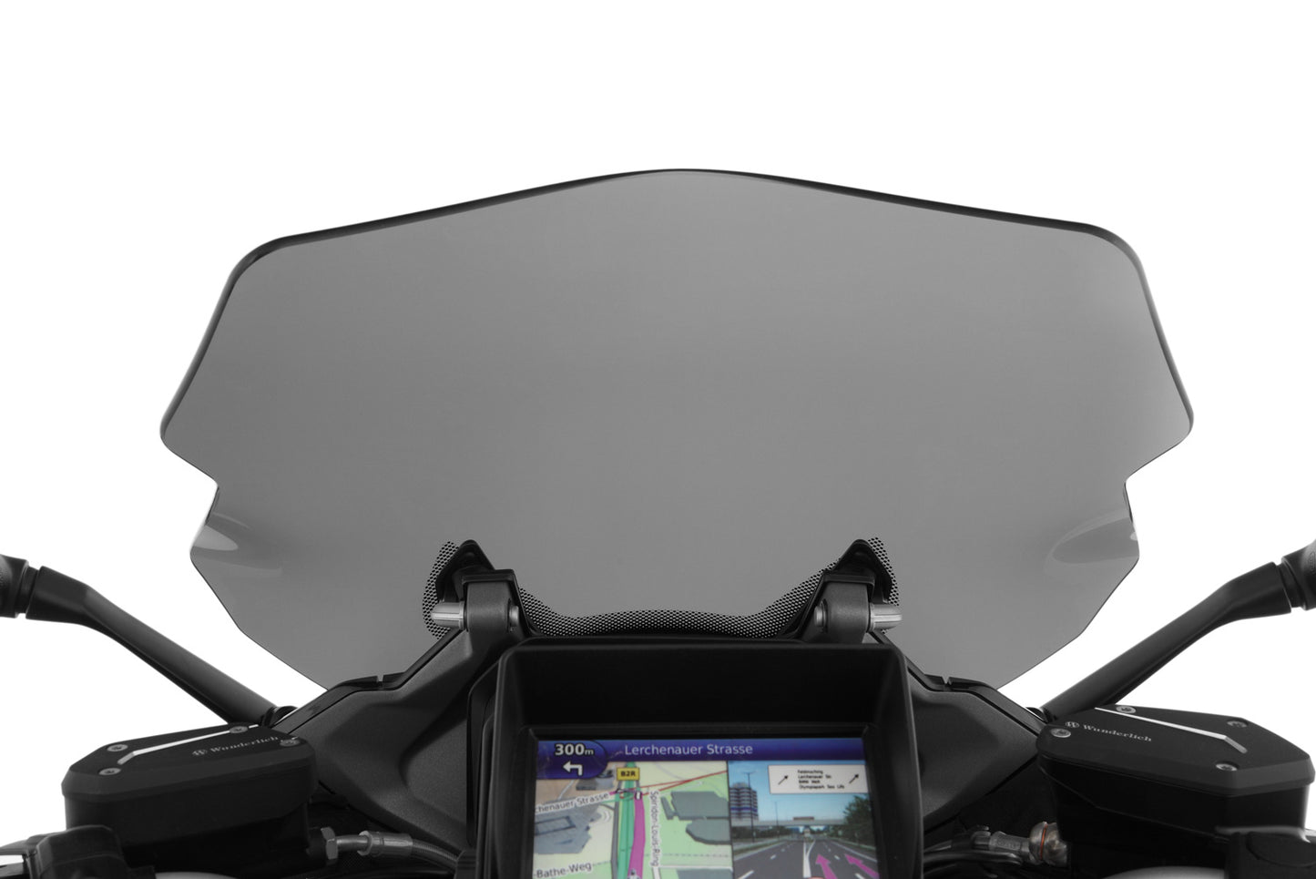 Wunderlich »MARATHON« windshield - smoked grey