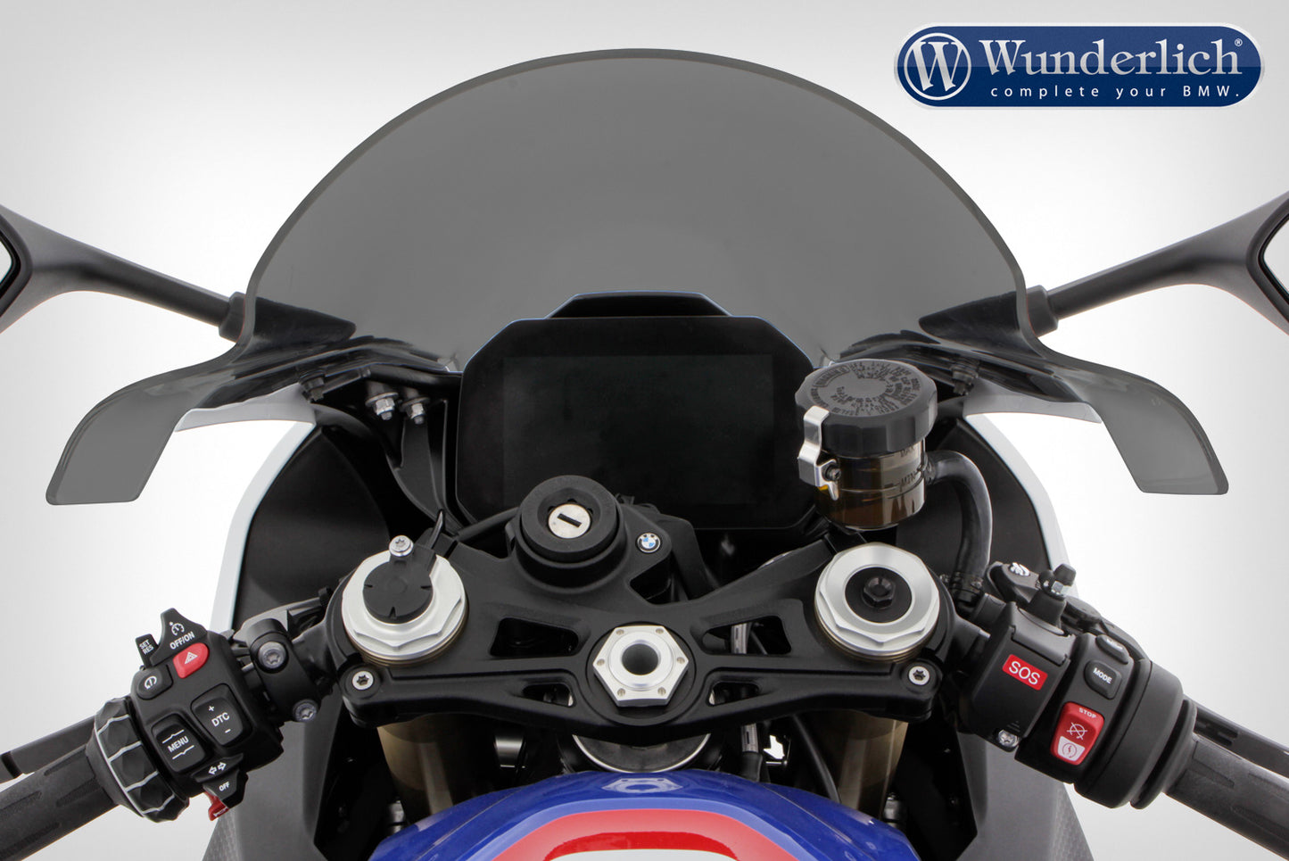 Wunderlich ENDURANCE PRO windshield - smoked grey - high