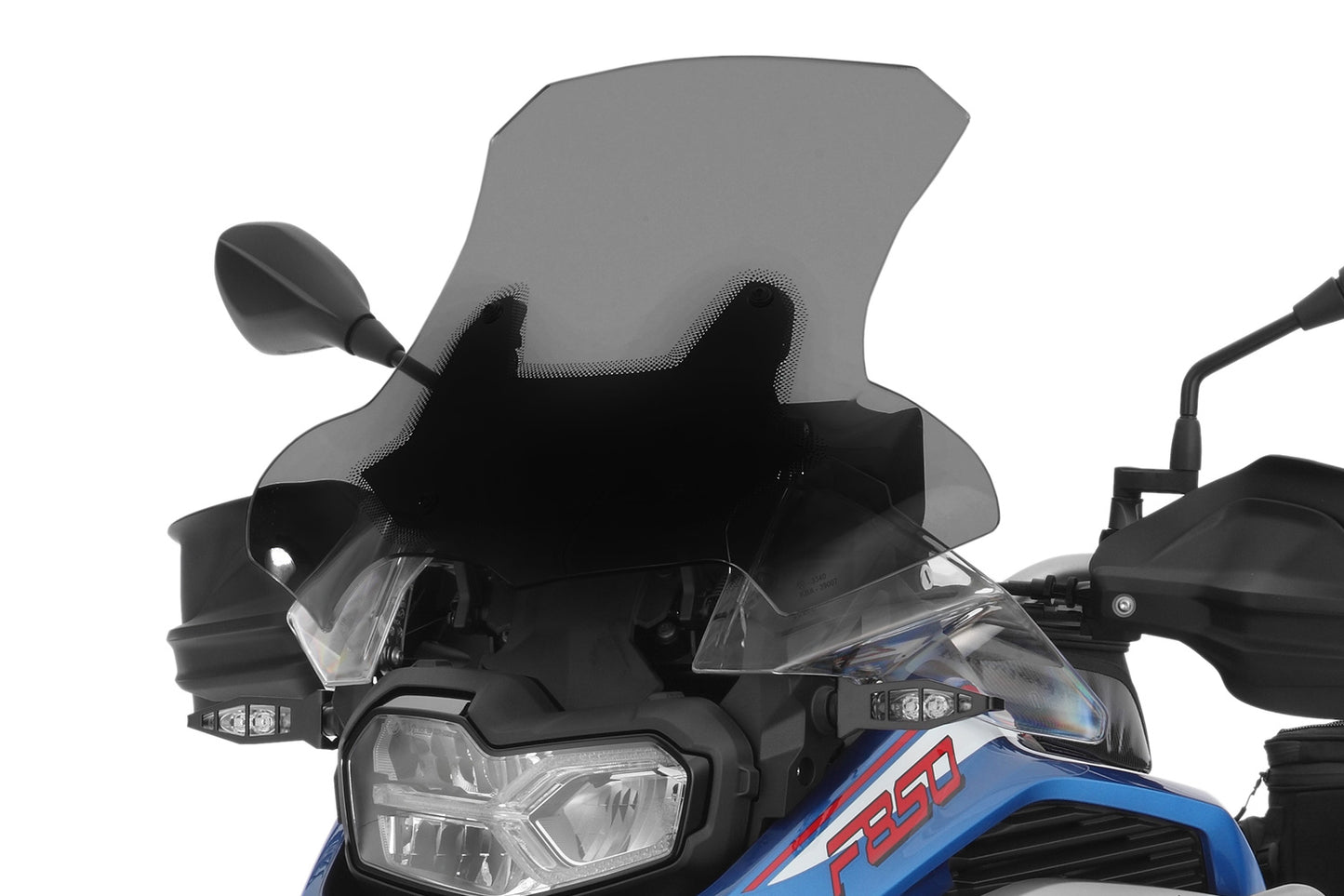 Windshield MARATHON - for vehicles with original windscreen adjustment - smoked grey