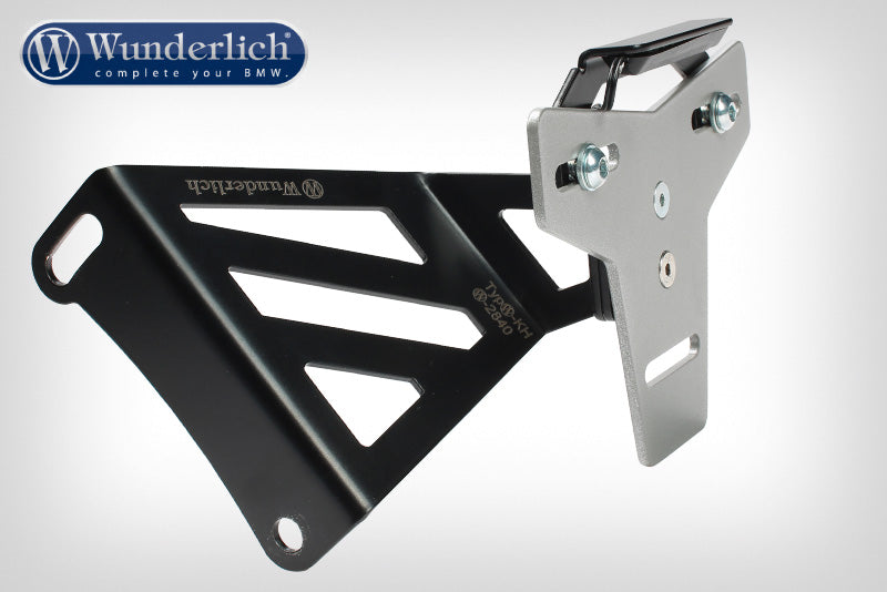 Wunderlich license plate holder LOW (with tail light conversion)