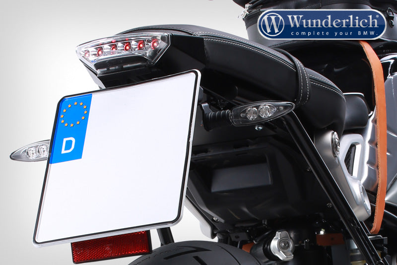 Wunderlich license plate holder SPORT with orig. rear light holder - black