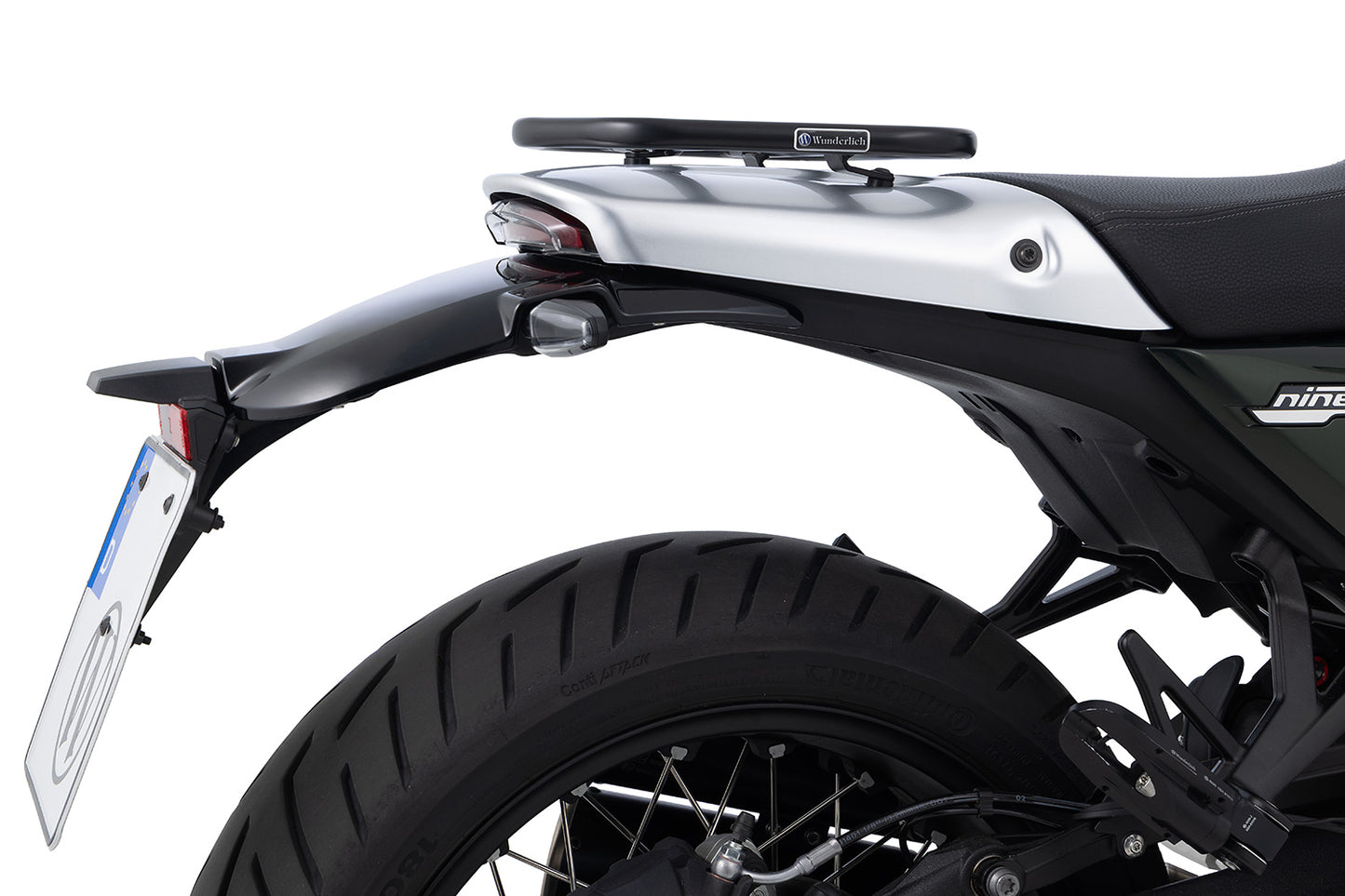 Rear cover R 12 nineT / S with luggage rack - Aluminium