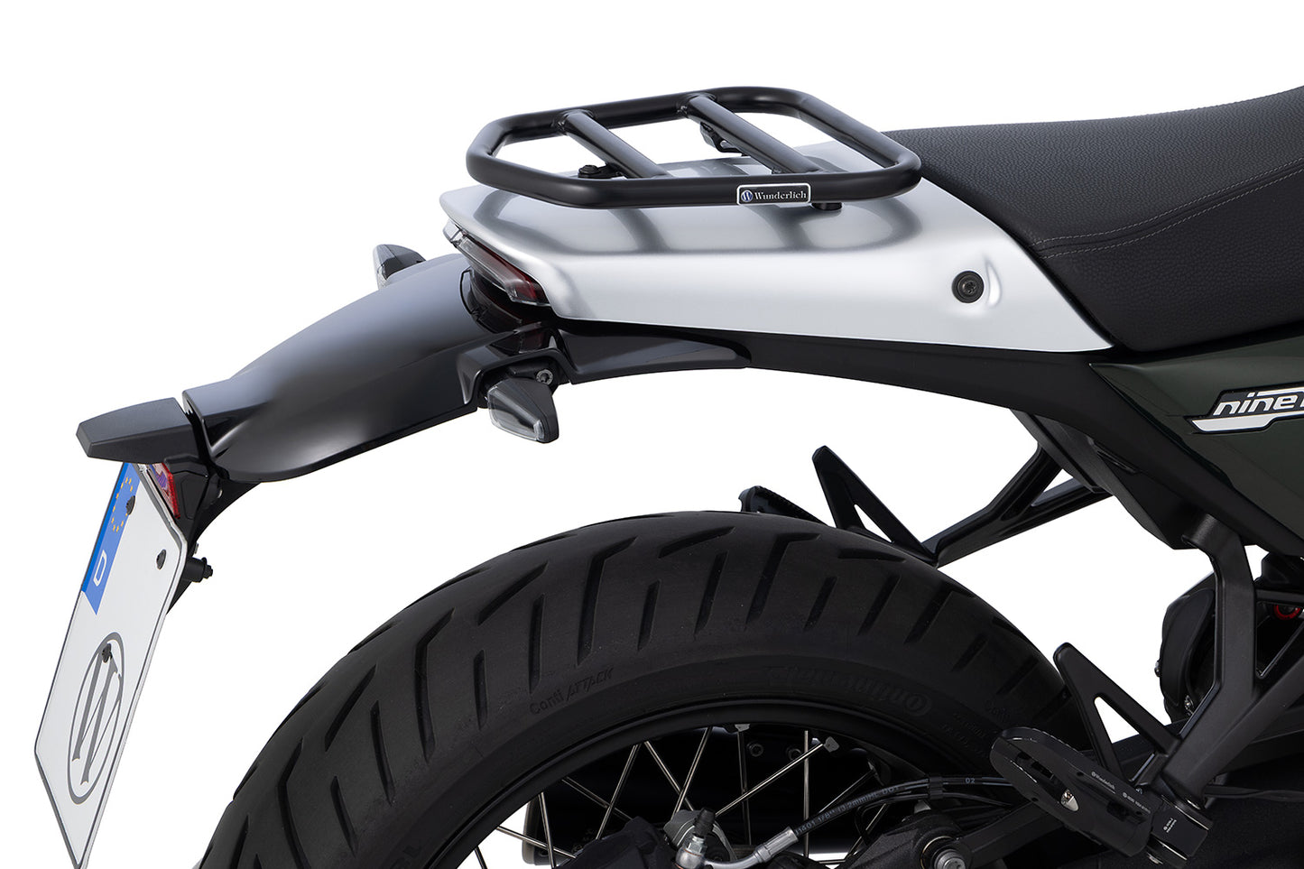 Rear cover R 12 nineT / S with luggage rack - Aluminium