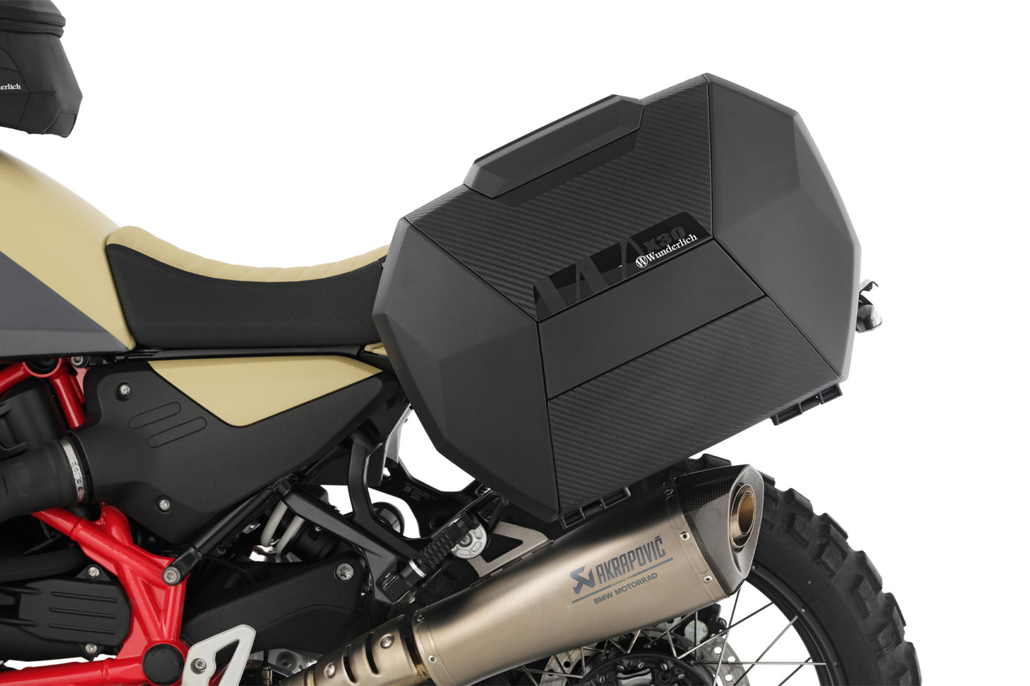Luggage System Vario Case X-CASE with X-RACK light R 12 G/S - Set - carbon optic