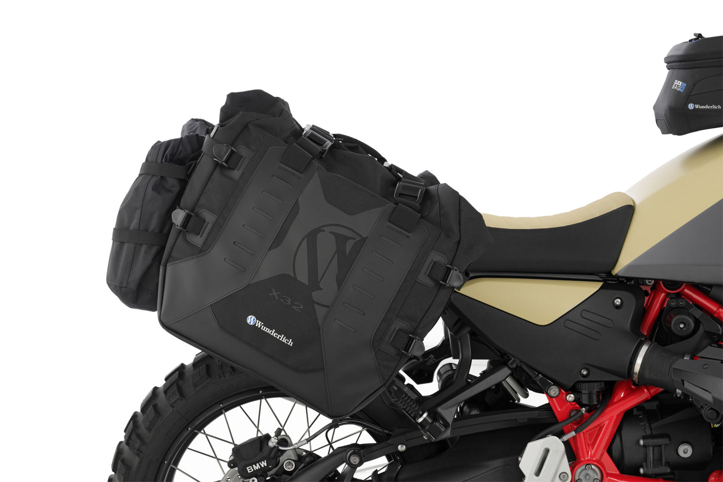 Luggage system – X-BAG side bags with X-RACK light for R 12 G/S - Set - black
