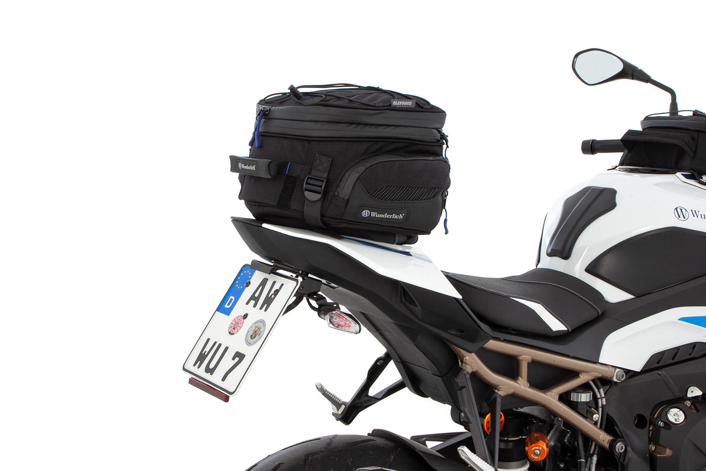 Wunderlich “ELEPHANT” seat and luggage rack bag - black