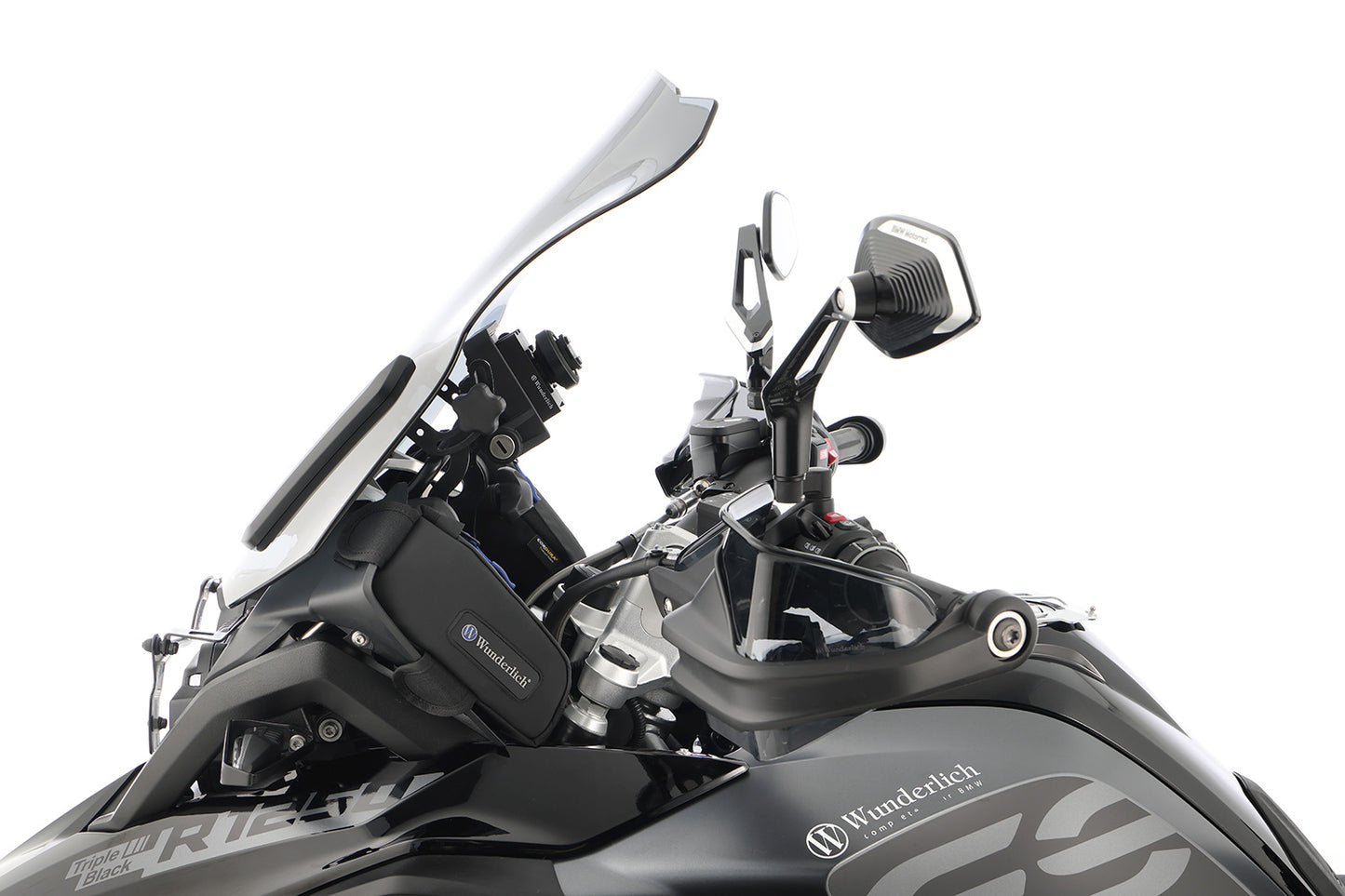 Wunderlich wind deflector bags - Set - black