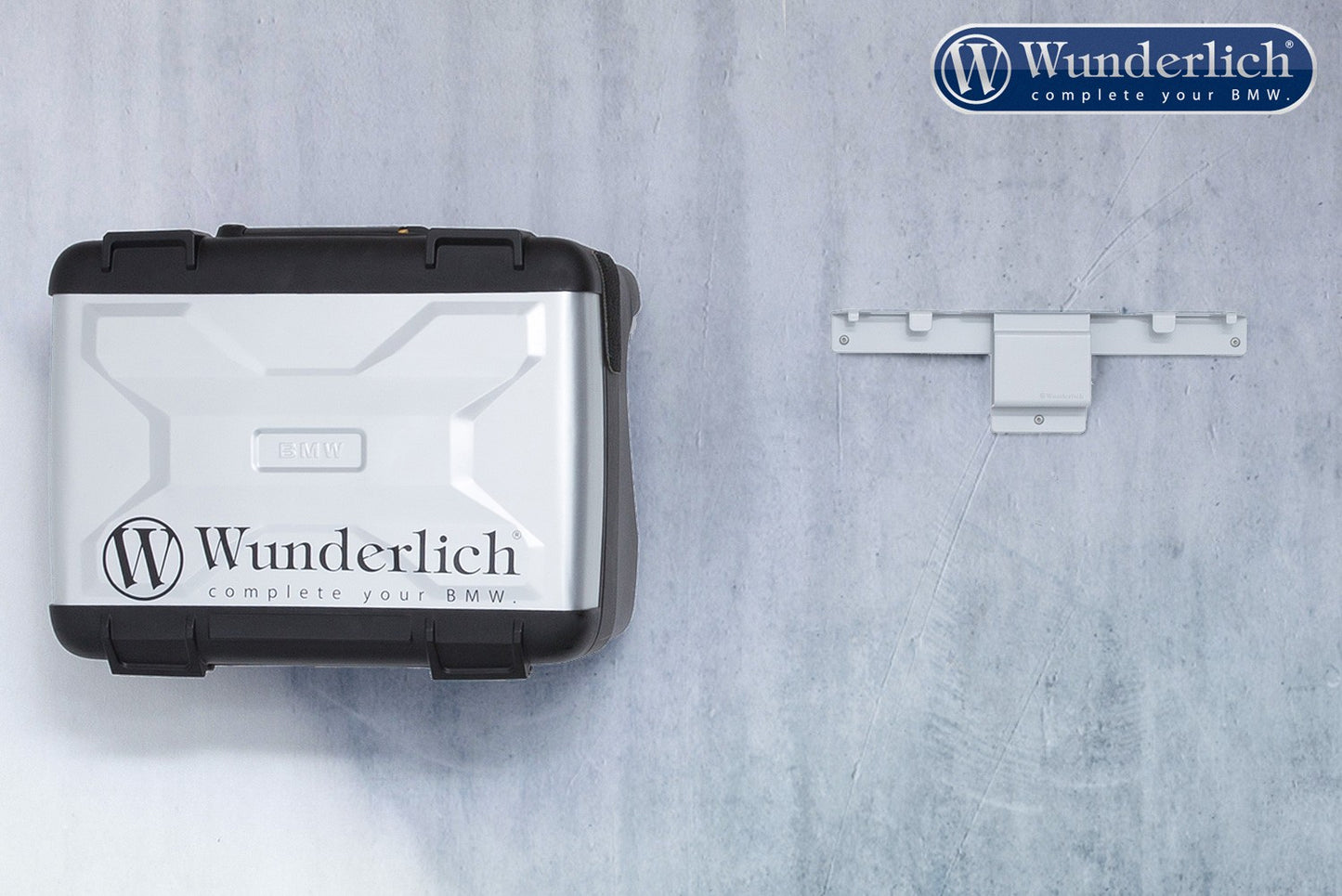 Wunderlich Luggage wall bracket system R 1200/1250 GS LC - silver
