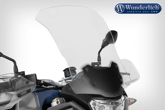 Wunderlich windshield »MARATHON« - For models without original board socket - clear