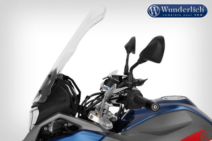 Wunderlich windshield »MARATHON« - For models without original board socket - clear