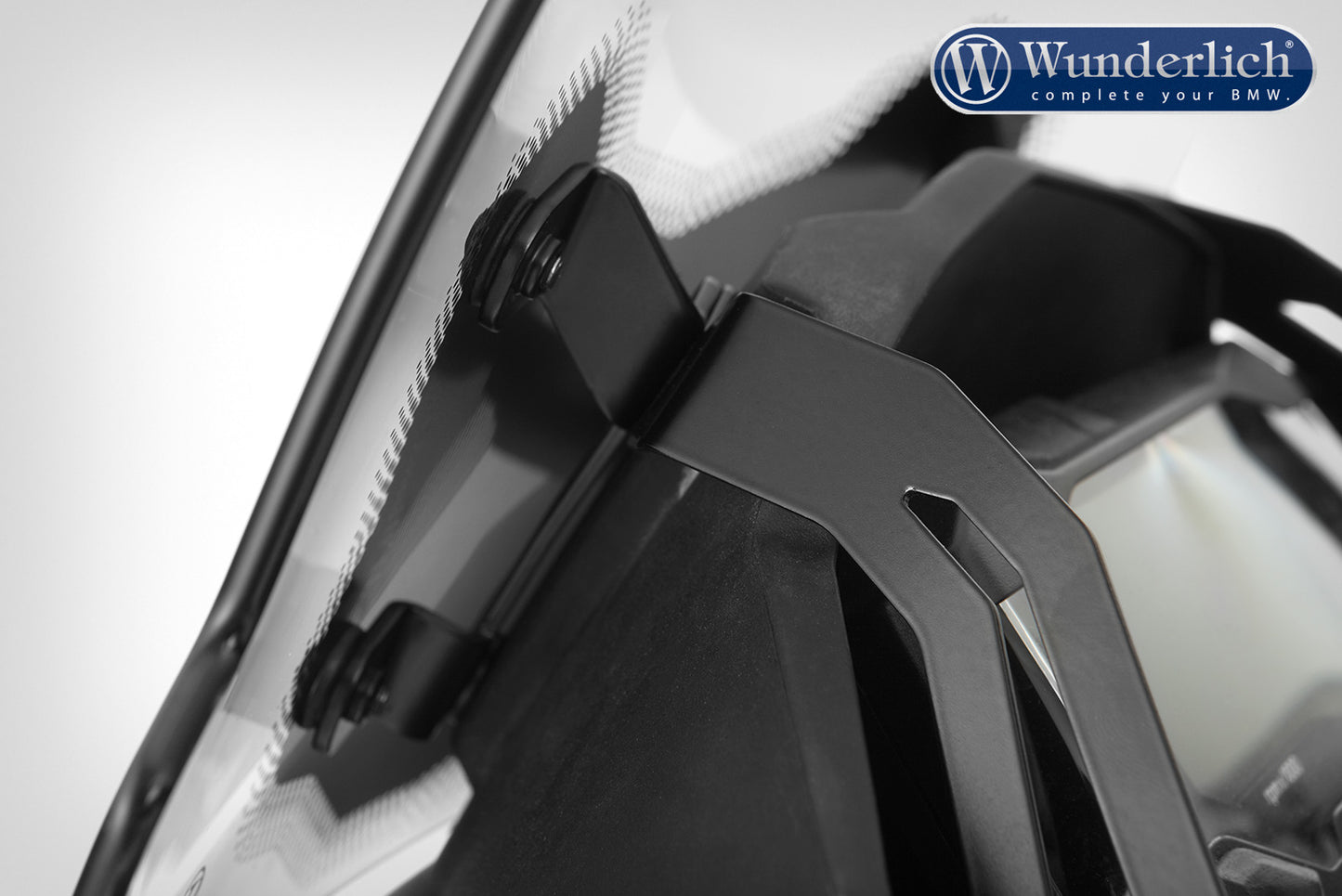 Wunderlich windshield »MARATHON« - For models without original board socket - clear