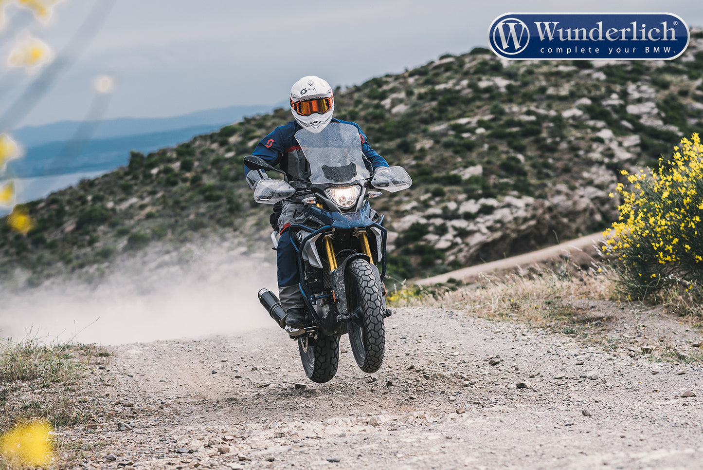Wunderlich windshield »MARATHON« - For models without original board socket - clear