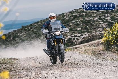 Wunderlich windshield »MARATHON« - For models without original board socket - clear