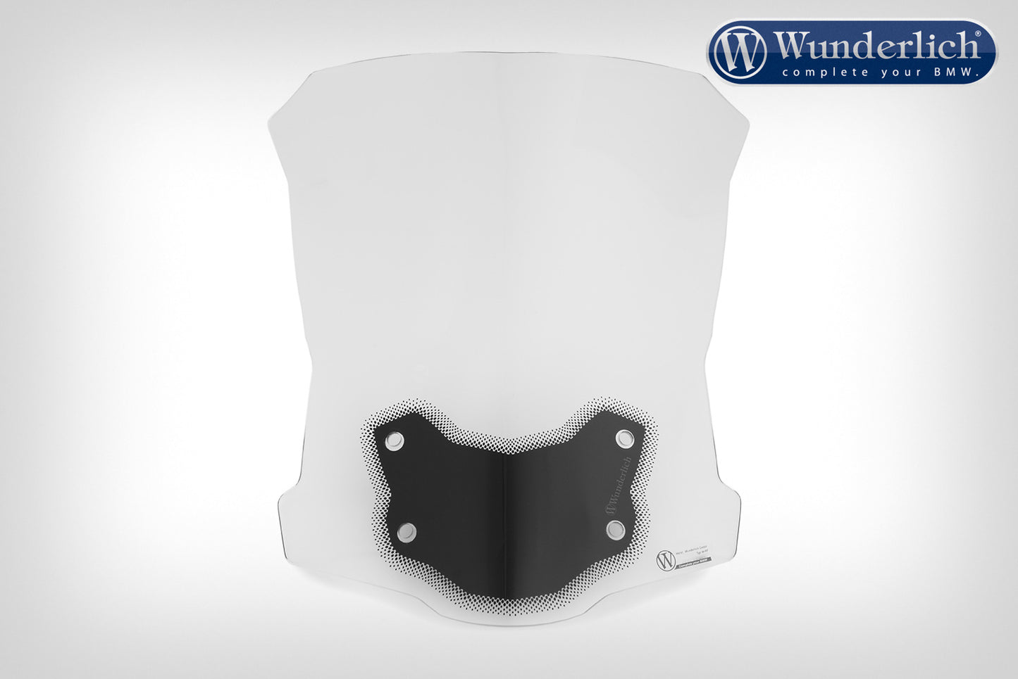 Wunderlich windshield »MARATHON« - For models without original board socket - clear