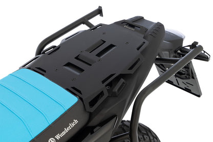 Luggage rack for passenger seat - black