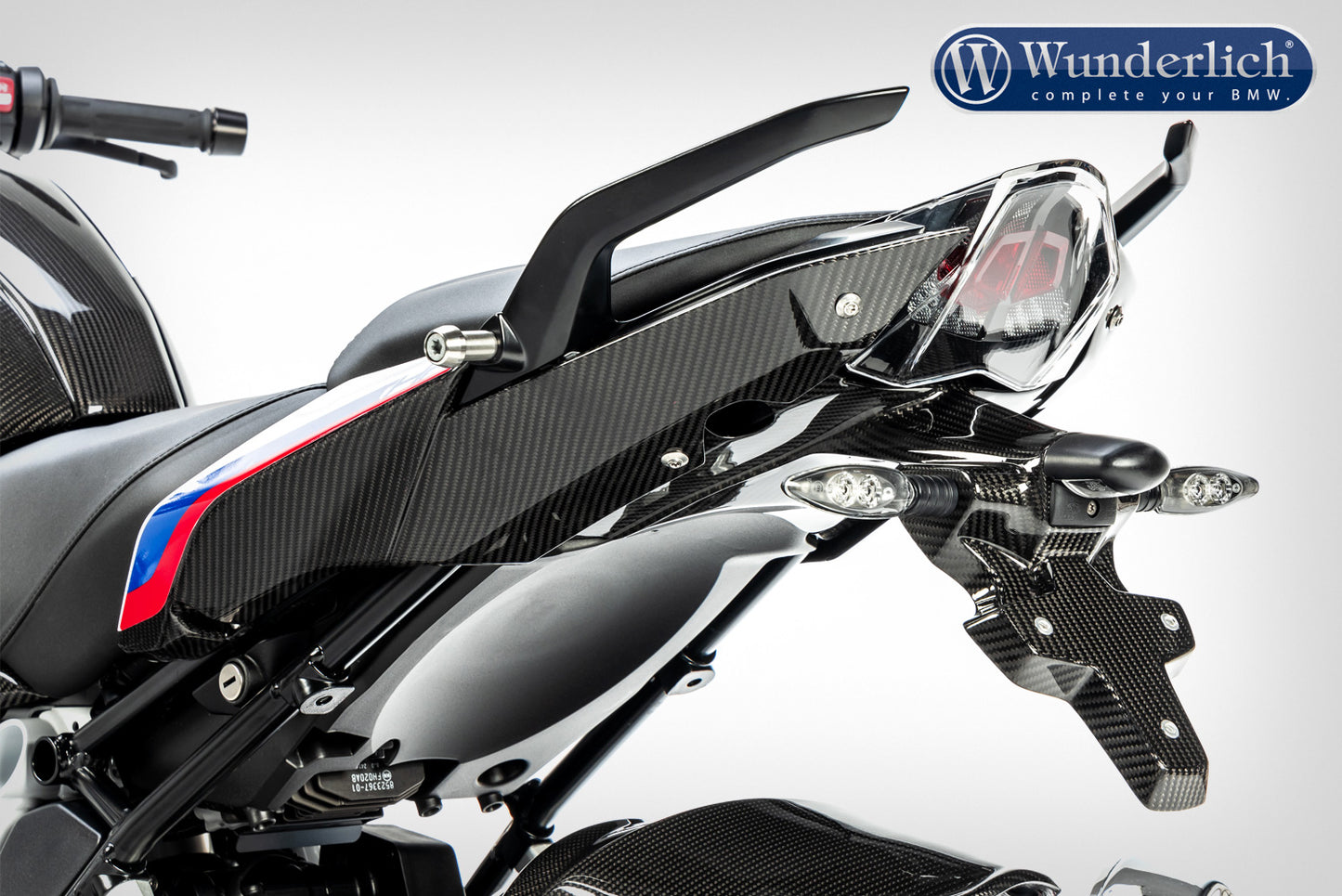 Ilmberger Side cover on seat - left - carbon - glossy