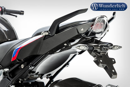 Ilmberger Side cover on seat - left - carbon - glossy