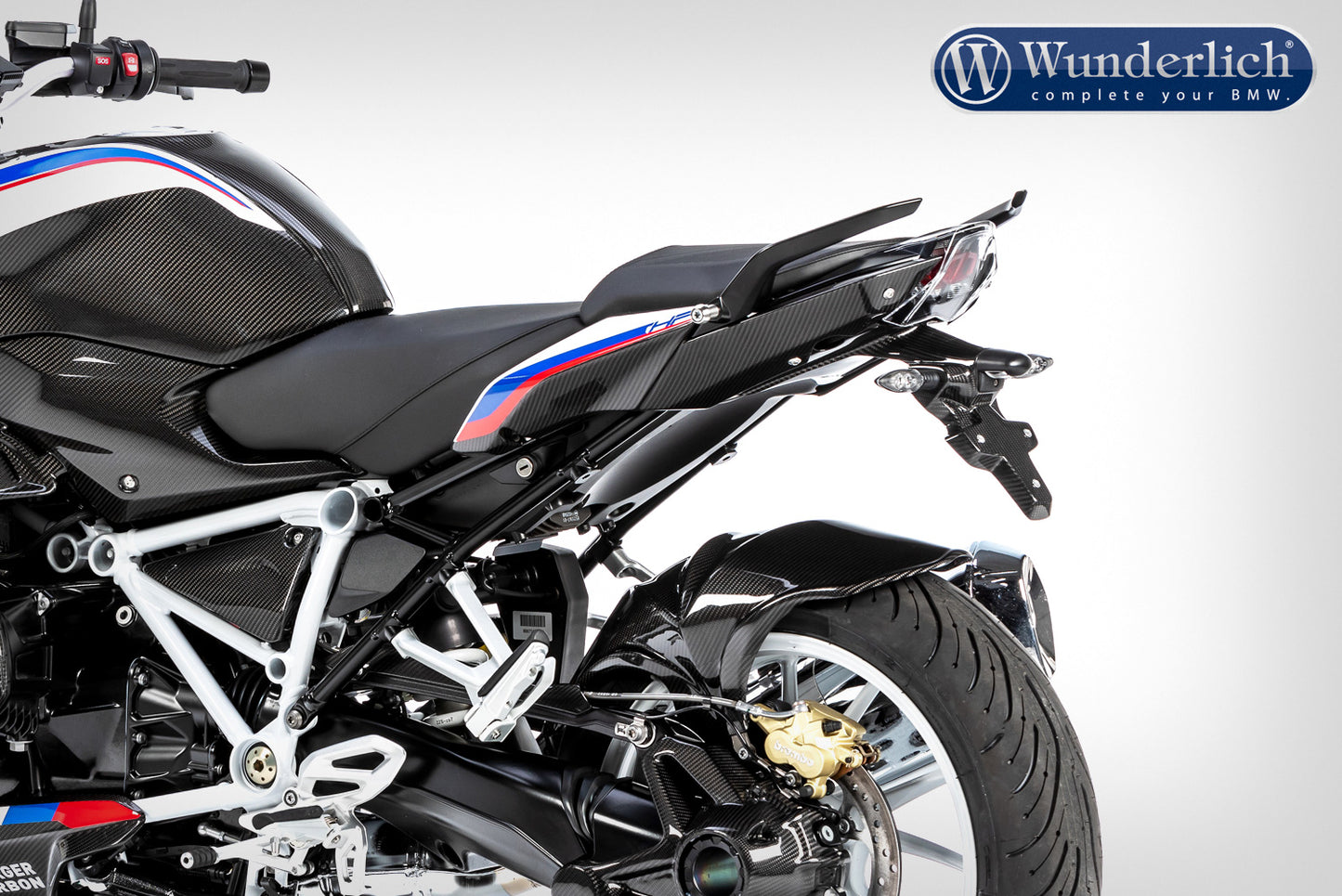 Ilmberger Side cover on seat - left - carbon - glossy