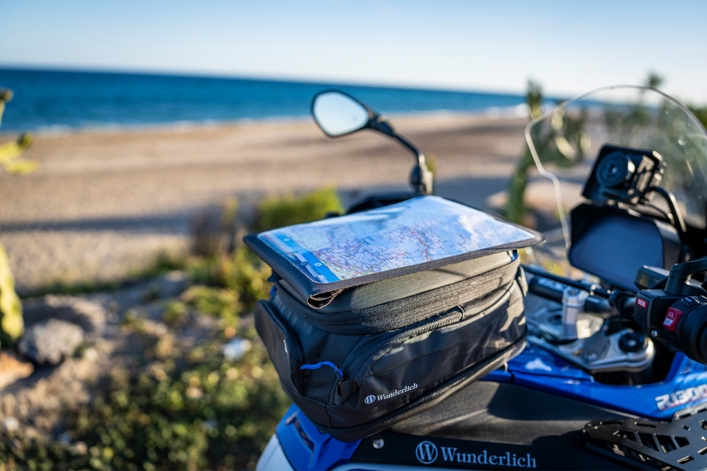 Wunderlich tablet and map case for CLICK BAG - DIN A5