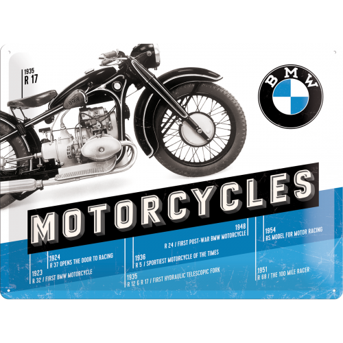 BMW Motorcycles R17 sign 30 x 40cm – Nostalgic-Art