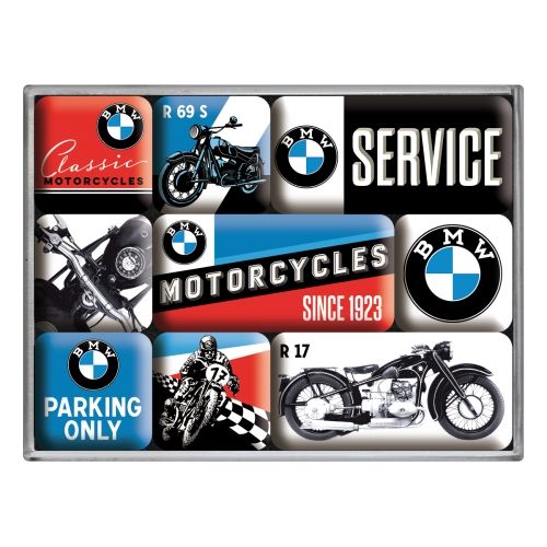 BMW Motorcycles Magnet Set -Nostalgic-Art