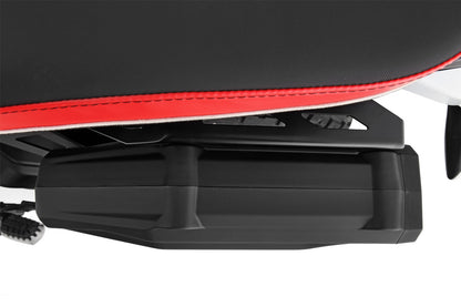 Tool box for models without a case carrier + codable lock DesertX (Rally) - For original Ducati keys - black