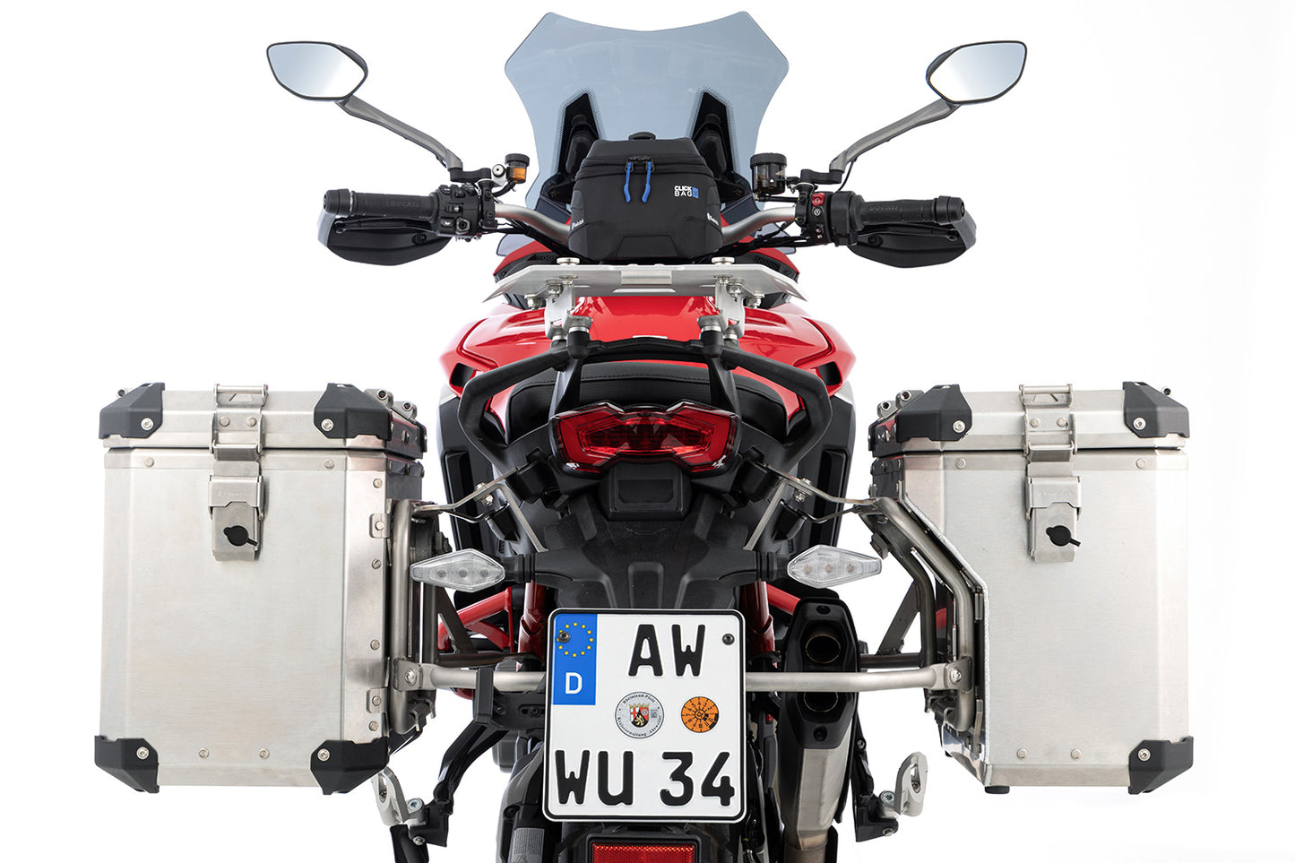 Wunderlich EXTREME case set - regular - without lock cylinder - aluminum