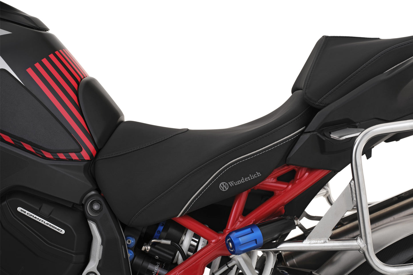 Wunderlich Rider Seat AKTIVKOMFORT with Heating Multistrada V4 - low - black
