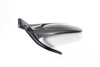 Ilmberger Mudguard with Brake Line Cover Multistrada V4 Pikes Peak - rear - carbon - matt