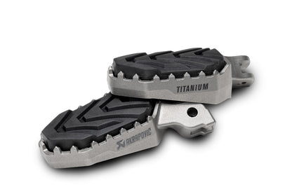 Akrapovic Ducati Adventure Footrest Set - titanium