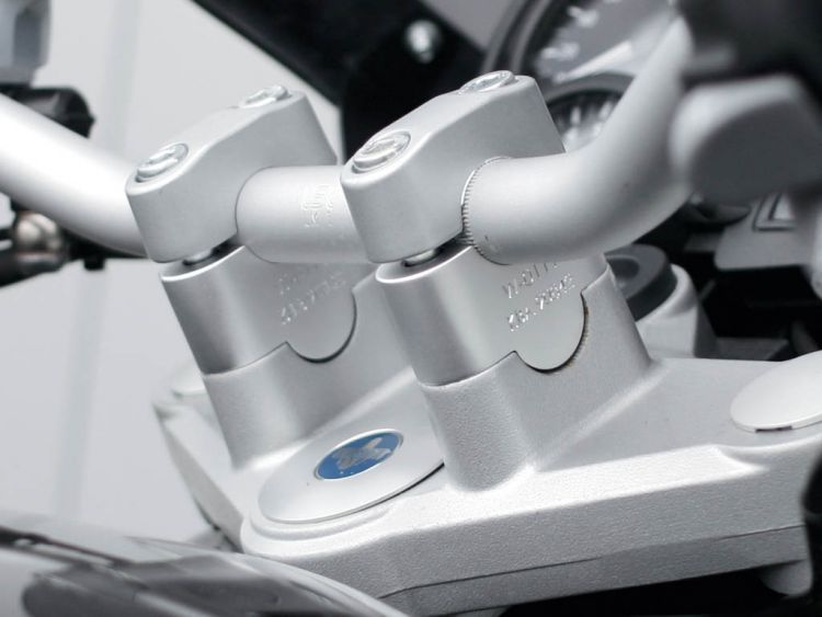 Handlebar risers - silver – Wunderlich Australia