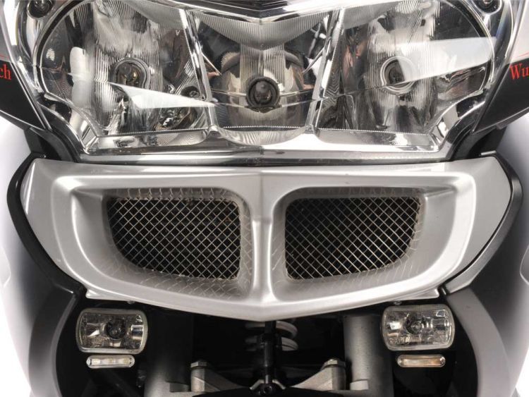 Oil cooler grille - silver