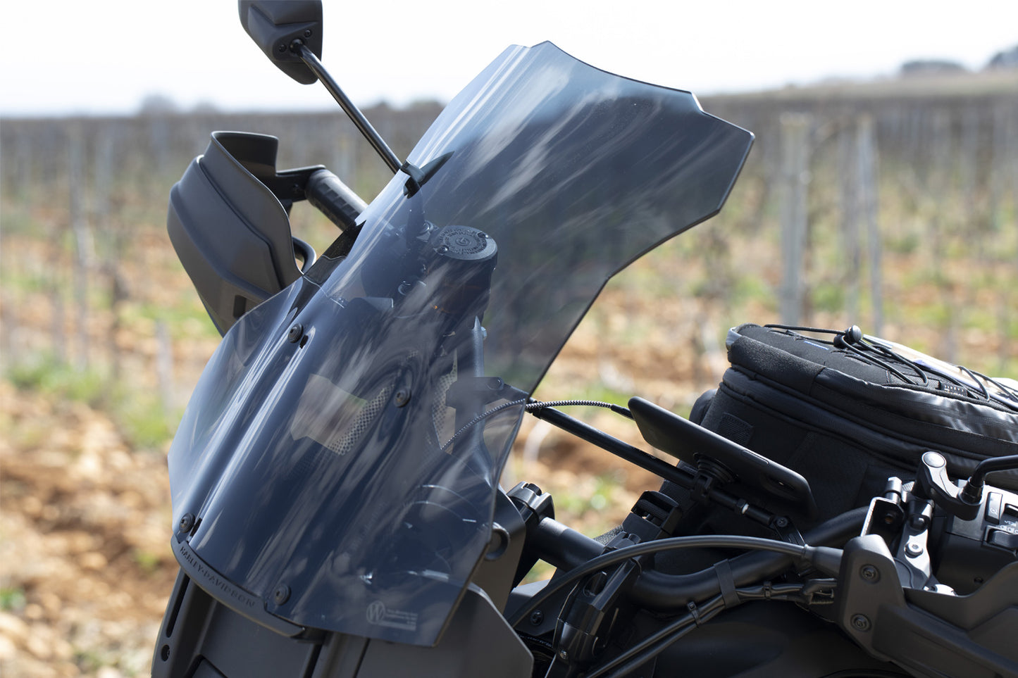 MARATHON windshield Pan America 1250 - smoked grey