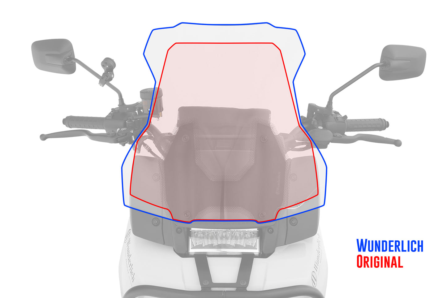 MARATHON windshield Pan America 1250 - smoked grey