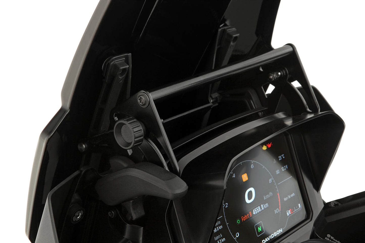 Wunderlich MARATHON windshield with windshield reinforcement