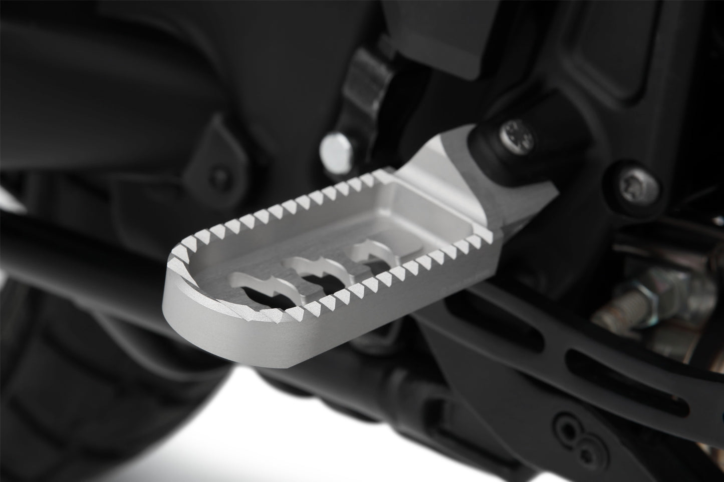 Wunderlich Lower footrests ERGO-COMFORT - silver