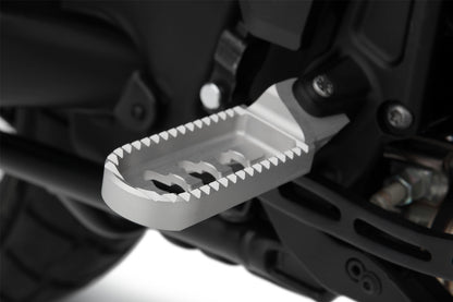 Wunderlich Lower footrests ERGO-COMFORT - silver