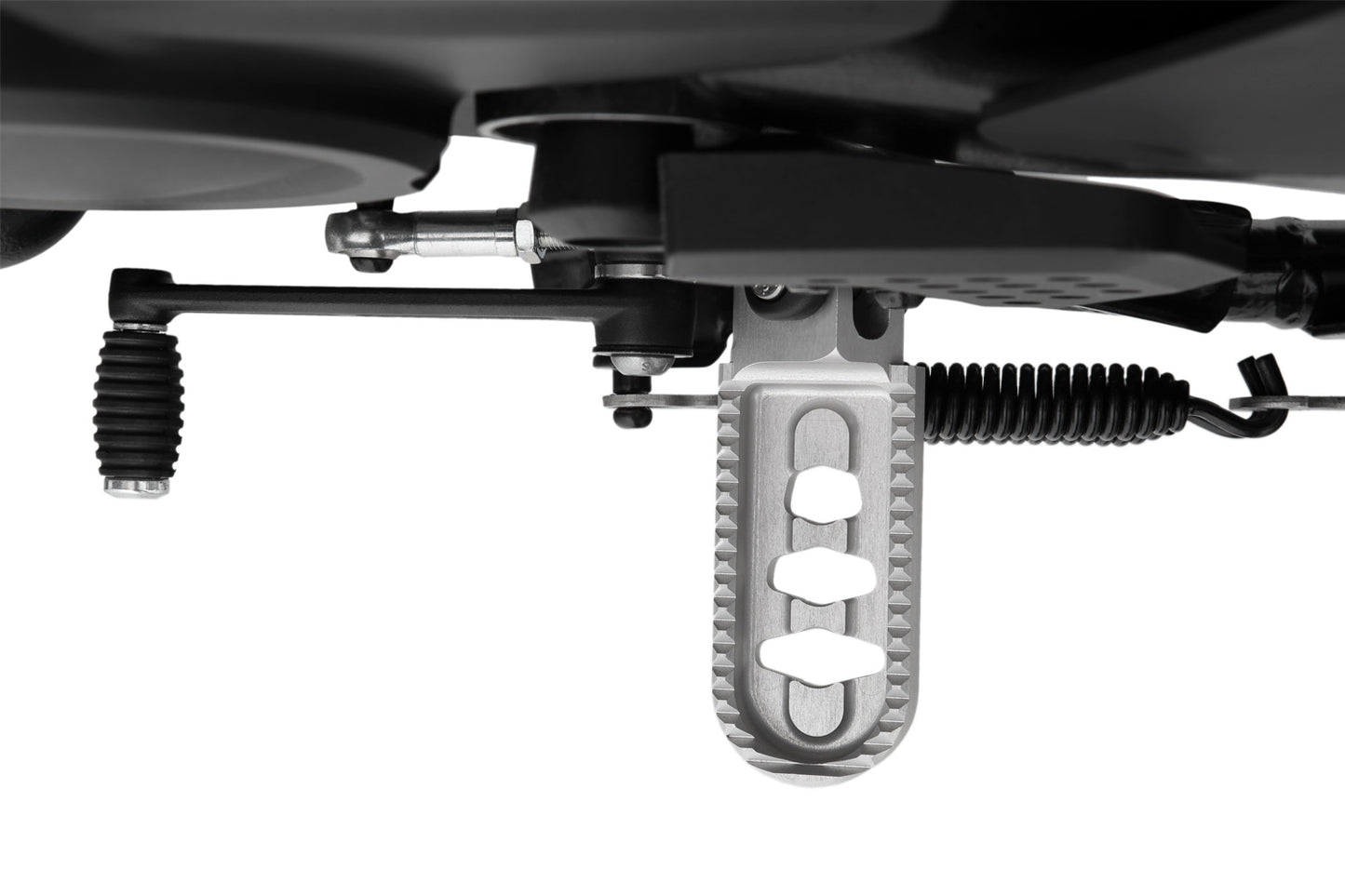 Wunderlich Lower footrests ERGO-COMFORT - silver