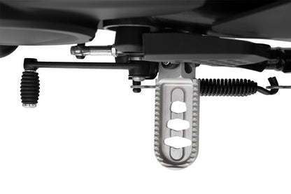 Wunderlich Lower footrests ERGO-COMFORT - silver