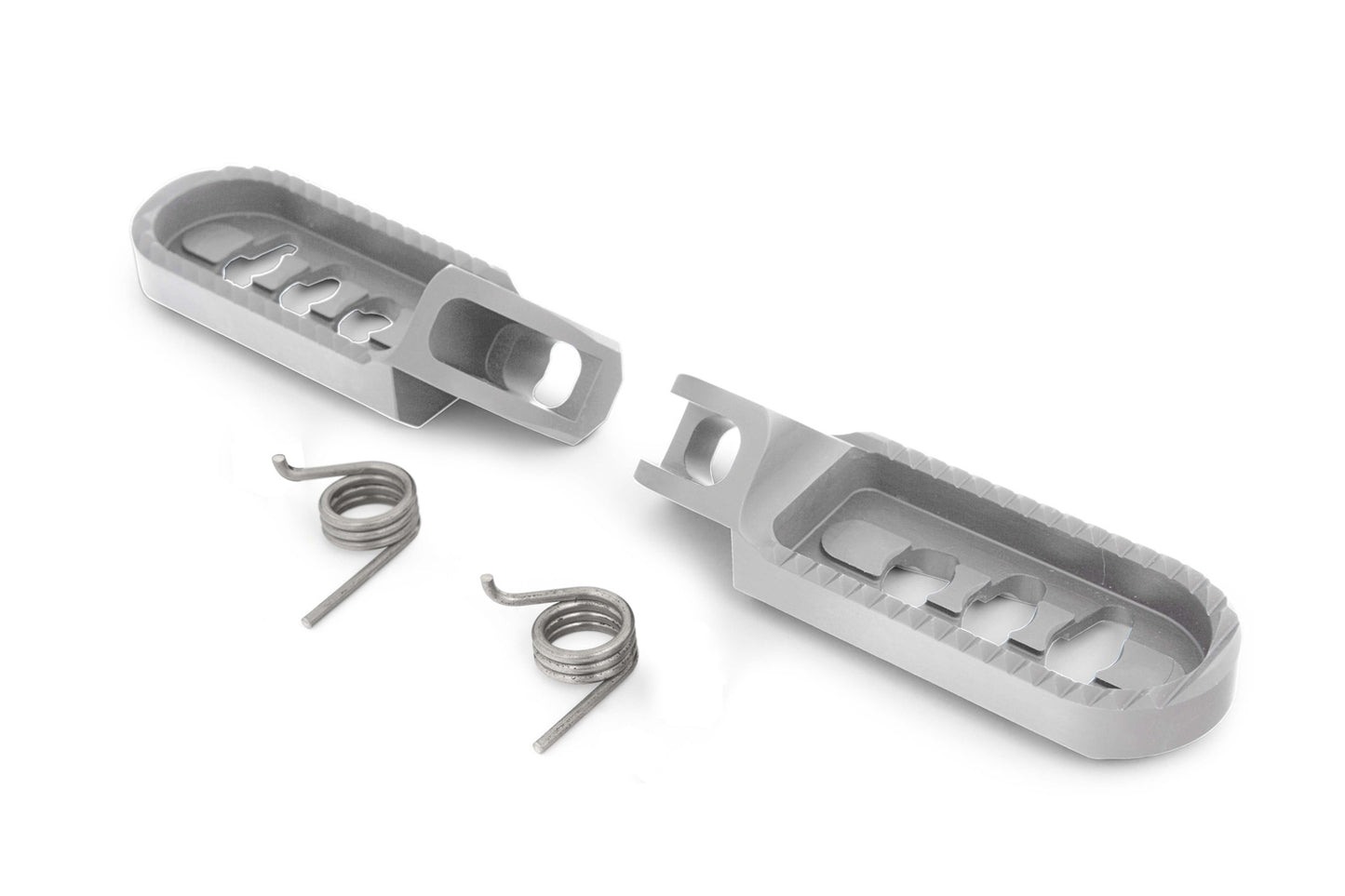 Wunderlich Lower footrests ERGO-COMFORT - silver