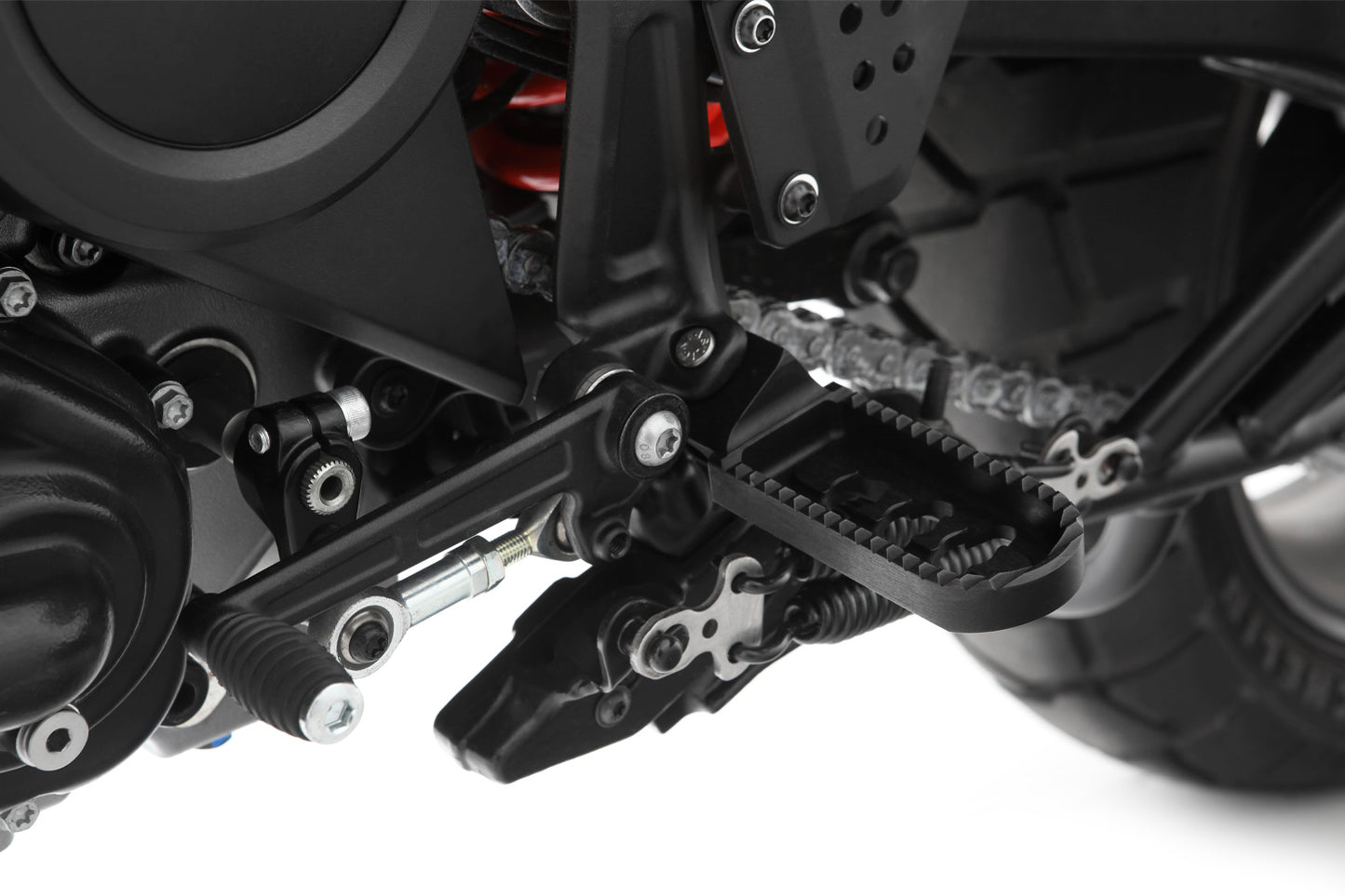 Wunderlich Lower footrests ERGO-COMFORT - black