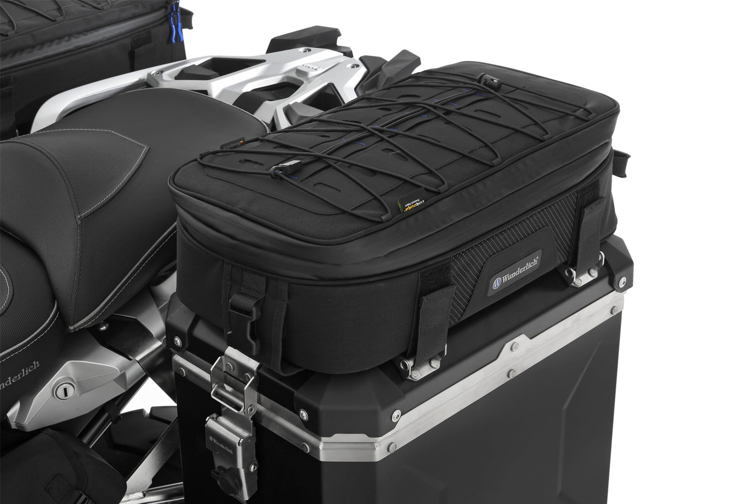 Wunderlich BagPacker II case top bag - black - left